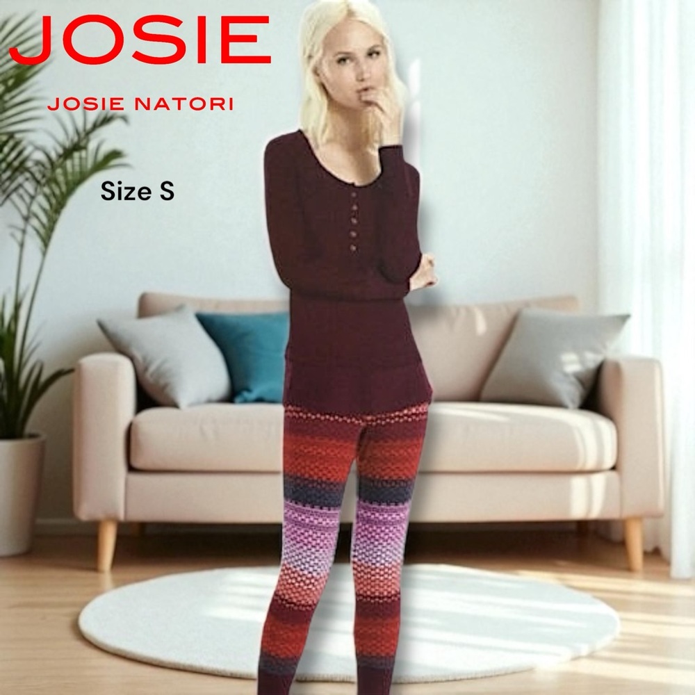 Josie Natori Women's Fireside Lounge Soft Stretchy Pajama 2-Piece Set